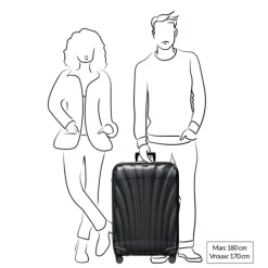 Samsonite C-Lite Spinner 75 black