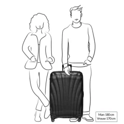 Samsonite C-Lite Spinner 81 metallic green