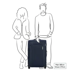 Samsonite Respark Spinner 82 Expandable midnight blue