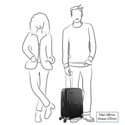 Samsonite S'Cure Spinner 55 black