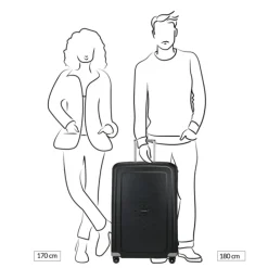 Samsonite S'Cure Spinner 75 black