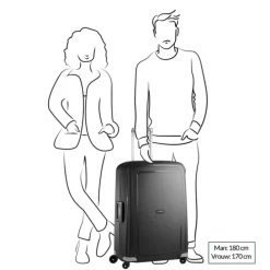 Samsonite S'Cure Spinner 55 + 75 Set dark blue