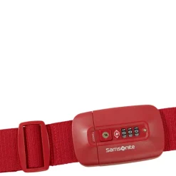 Samsonite TA Revolution Luggage Strap/TSA Lock red