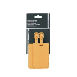 Samsonite TA Revolution Rectangle Luggage Tag X2 yellow