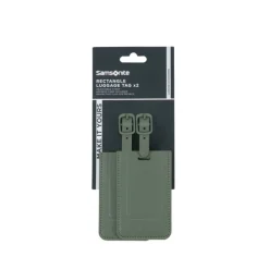 Samsonite TA Revolution Rectangle Luggage Tag X2 green