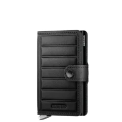 Secrid Miniwallet Portemonnee Emboss Lines black