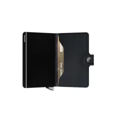 Secrid Miniwallet Portemonnee Emboss Lines black