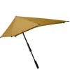 Senz Large Stick Storm Umbrella golden palm