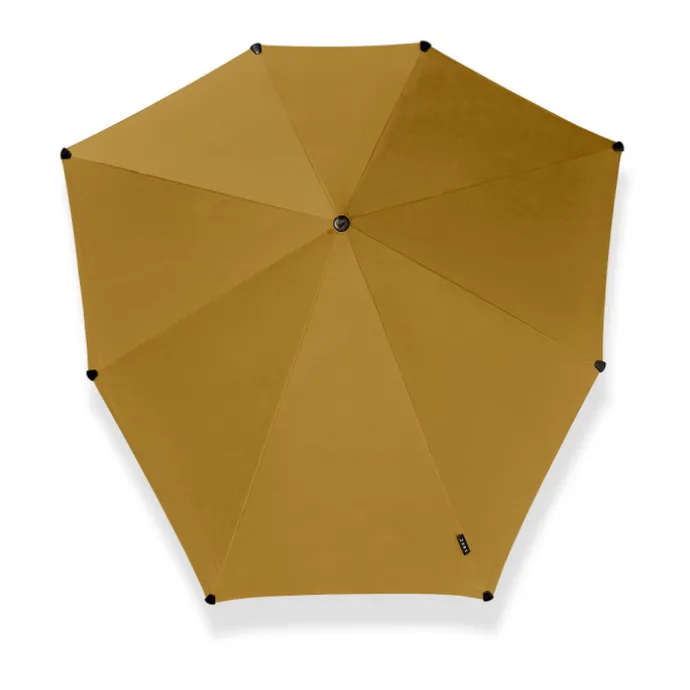 Senz Large Stick Storm Umbrella golden palm