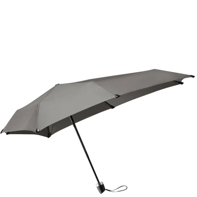 Senz Manual Opvouwbare Stormparaplu silk grey