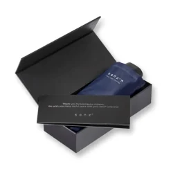 Senz Micro Manual Opvouwbare Stormparaplu midnight blue