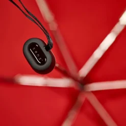 Senz Micro Manual Opvouwbare Stormparaplu passion red