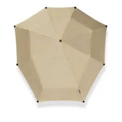 Senz Mini Automatic Foldable Storm Umbrella champagne brown