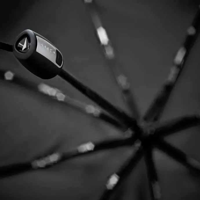 Senz Mini Automatic Foldable Storm Umbrella champagne brown