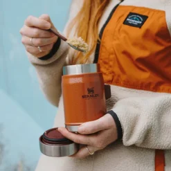 Stanley The Legendary Food Jar + Spork 0.4L hammertone clay