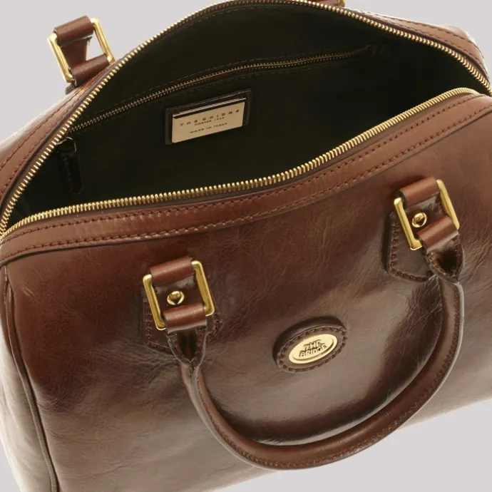 The Bridge Story Donna Ladies Barrel Handbag brown