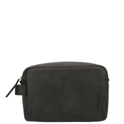 Travelbags The Base Leather Toiletkit black