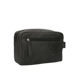 Travelbags The Base Leather Toiletkit black