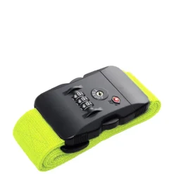 Travelbags Travel Accessories TSA Luggage Strap lime green