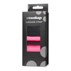 Travelbags Travel Accessories Luggage Strap pink