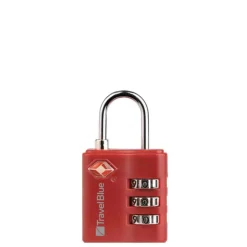 TravelBlue 2x TSA Combi Lock Set red