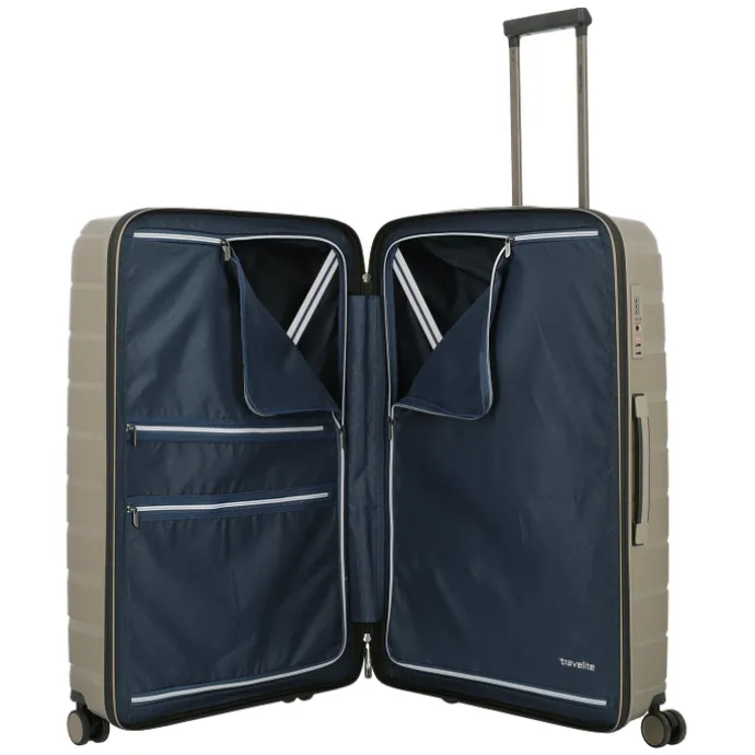 Travelite Air Base 4 Wiel Trolley L champagne metallic