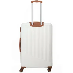 Travelite Bali 4 Wiel Trolley L white/cognac