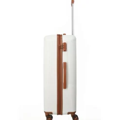 Travelite Bali 4 Wiel Trolley L white/cognac