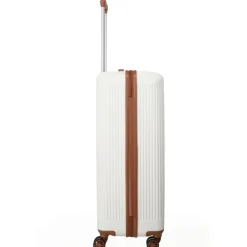 Travelite Bali 4 Wiel Trolley L white/cognac