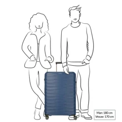 Travelite Mooby 4w Trolley L blue