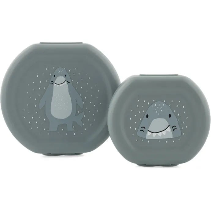 Trixie Mr. Shark Lunchbox 2pc light grey