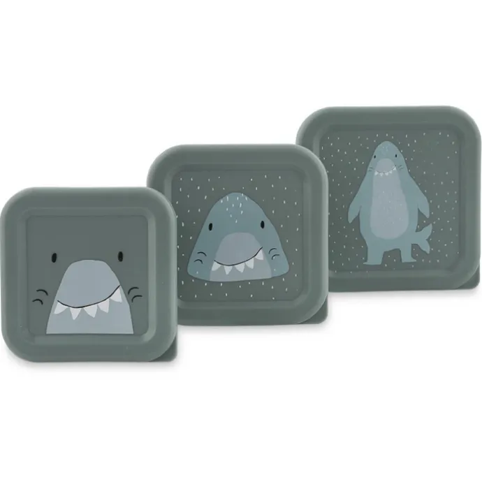 Trixie Mr. Shark Snackbox 3pc light grey
