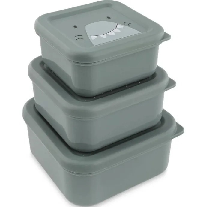 Trixie Mr. Shark Snackbox 3pc light grey