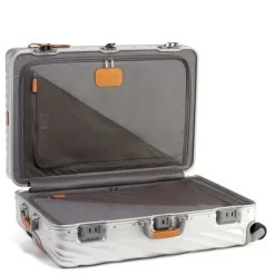 TUMI 19 Degree Aluminium Extended Trip Packing Case texture silver
