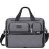 TUMI Alpha EXP Org Laptop Brief meteor grey