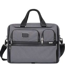 TUMI Alpha EXP Org Laptop Brief meteor grey