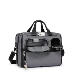 TUMI Alpha EXP Org Laptop Brief meteor grey