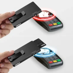 Valenta Cardprotector Aluminium Magsafe with Money Clip black