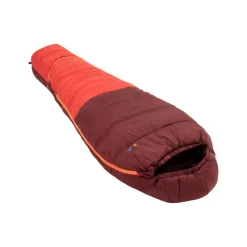 Vaude Alpi Kids Sleepingbag Adjust 400 II SYN Zip Left dark cherry