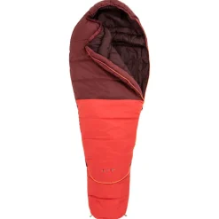 Vaude Alpi Kids Sleepingbag Adjust 400 II SYN Zip Left dark cherry