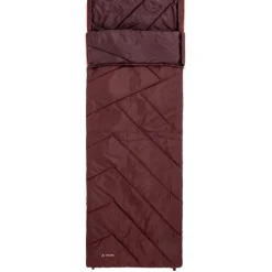 Vaude Navajo Sleepingbag 100 II SYN Zip Left dark cherry
