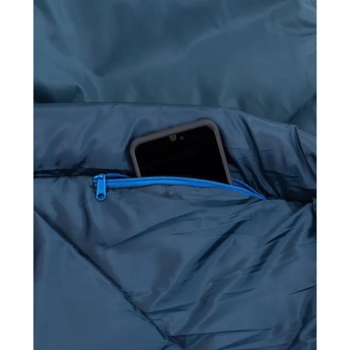 Vaude Sioux Sleepingbag 800 II SYN Zip Left baltic sea