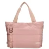 Zebra Trends Elske Puffer Mom Bag old rose