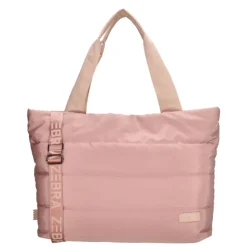 Zebra Trends Elske Puffer Mom Bag old rose
