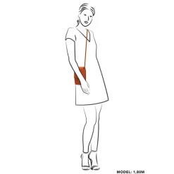 Zebra Trends Noé Telefoontasje brique