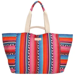 Zebra Trends Richelle Beachbag multi fuchsia