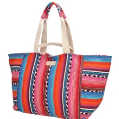 Zebra Trends Richelle Beachbag multi fuchsia